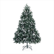 Buy Home Ready 6Ft 180cm 930 tips Green Snowy Christmas Tree Xmas Pine Cones