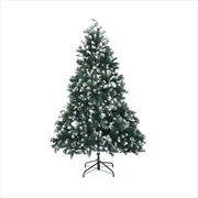 Buy Home Ready 5Ft 150cm 720 tips Green Snowy Christmas Tree Xmas Pine Cones