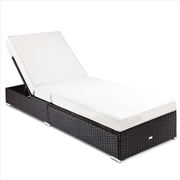 Buy LONDON RATTAN Wicker Premium Outdoor Sun Lounge Pool Furniture Bed