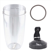 Buy For Nutribullet Colossal Large Cup + Fliptop Lid + Grey Seal - 900 600 Models