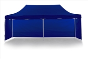 Buy Wallaroo Gazebo Tent Marquee 3x6m PopUp Outdoor Wallaroo Blue