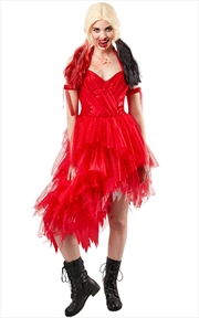 Buy Harley Quinn Red Dress Costume - Size S
