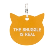 Buy Cat Tag - The Snuggle Is Real (Orange)
