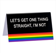 Buy Desk Sign Large - Straight (Pride)
