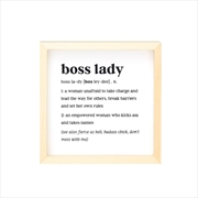 Buy Defined Framed Art - Boss Lady