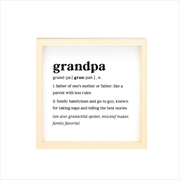 Buy Defined Framed Art - Grandpa