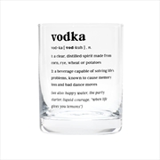 Buy Defined Rocks Glass - Vodka