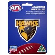 Buy Fan Emblems Afl - Hawthorn Hawks Logo Decal