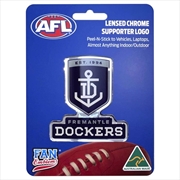 Buy Fan Emblems Afl - Fremantle Dockers Logo Decal