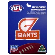 Buy Fan Emblems Afl - Gws Giants Logo Decal