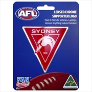 Buy Fan Emblems Afl - Sydney Swans Logo Decal