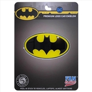 Buy Fan Emblems Dc - Batman Oval Logo Decal (Black & Yellow)