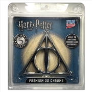 Buy Fan Emblems Harry Potter - Deathly Hallows 3D Decal (Chrome)