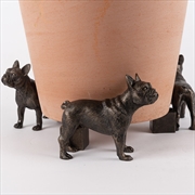 Buy Potty Feet - Antique Bronze French Bulldog (Set Of 3)