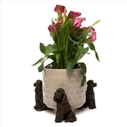 Buy Potty Feet - Antique Bronze Poodle (Set Of 3)
