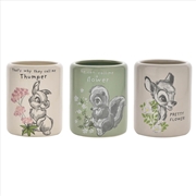 Buy Disney Home - Forest Friends Set Of 3 Character Pots