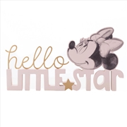 Buy Word Plaque - Minnie Mouse Hello Little Star