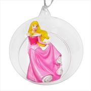 Buy Princess Christmas - Sleeping Beauty 3D Glass Bauble