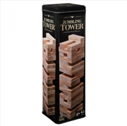 Buy Classic 48pce Wooden Tumbling Tower in Tin