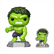 Buy Avengers 60th - Hulk (Comic) with Pin US Exclusive Pop! Vinyl [RS]