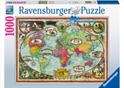 Buy Around The World By Bike Puzzle 1000 Piece