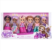 Buy "Sparkle Girlz 4.7"" Princess Dolls 6 Multi Pack"