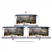 Buy Farm Animals Vehicle & Trailer with Horse & Figure assorted (Sent At Random)