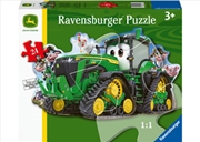 Buy John Deere Tractor Shaped Puzzle 24 Piece