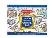 Buy Jumbo Colouring Pad - Blue - 27x35cm