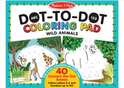 Buy ABC 123 Dot-to-Dot Colouring Pad – Wild Animals