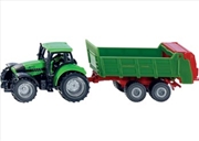 Buy Deutz Fahr Deutschland GmbH & Strautmann Tractor with Universal Manure Spreader
