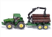 Buy John Deere with Forestry Trailer - 1:50 Scale