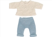 Buy Knitted Doll Outfit 21cm - Sweater & Trousers