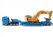 Buy Man,Liebherr Haulage Transporter with Trailer - 1:87 Scale