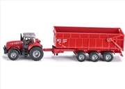 Buy Massey Fergson Tractor with Trailer - 1:87 Scale