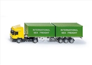 Buy Mercedes Benz Actros Container Truck - 1:50 Scale