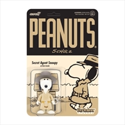 Buy Peanuts - Secret Agent Snoopy ReAction 3.75" Action Figure