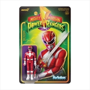 Buy Power Rangers - Red Ranger ReAction 3.75" Action Figure