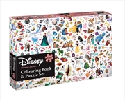 Buy Disney Classic Series: Adult Colouring Book & Puzzle Set (1000 Pieces)