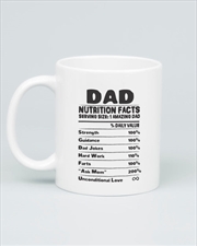 Buy Dad Nutrition Facts Mug