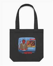 Buy Breaking News Tote Bag - Black