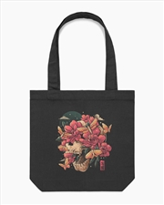 Buy Blossom In Grave Tote Bag - Black