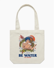 Buy Bruce Lee Be Water Tote Bag - Natural