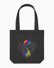 Buy Cosmic River Tote Bag - Black