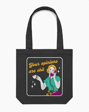 Buy Your Opinions Are Shit Tote Bag - Black