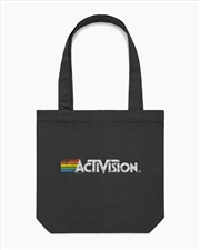 Buy Activision Logo Distressed Tote Bag - Black