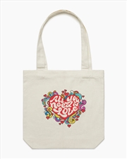 Buy All You Need Is Love Tote Bag - Natural