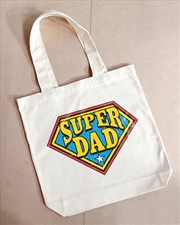 Buy Super Dad Tote Bag - Natural