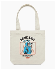 Buy Same Shit Different Day Tote Bag - Natural
