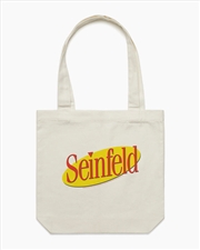 Buy Seinfeld Logo Tote Bag - Natural